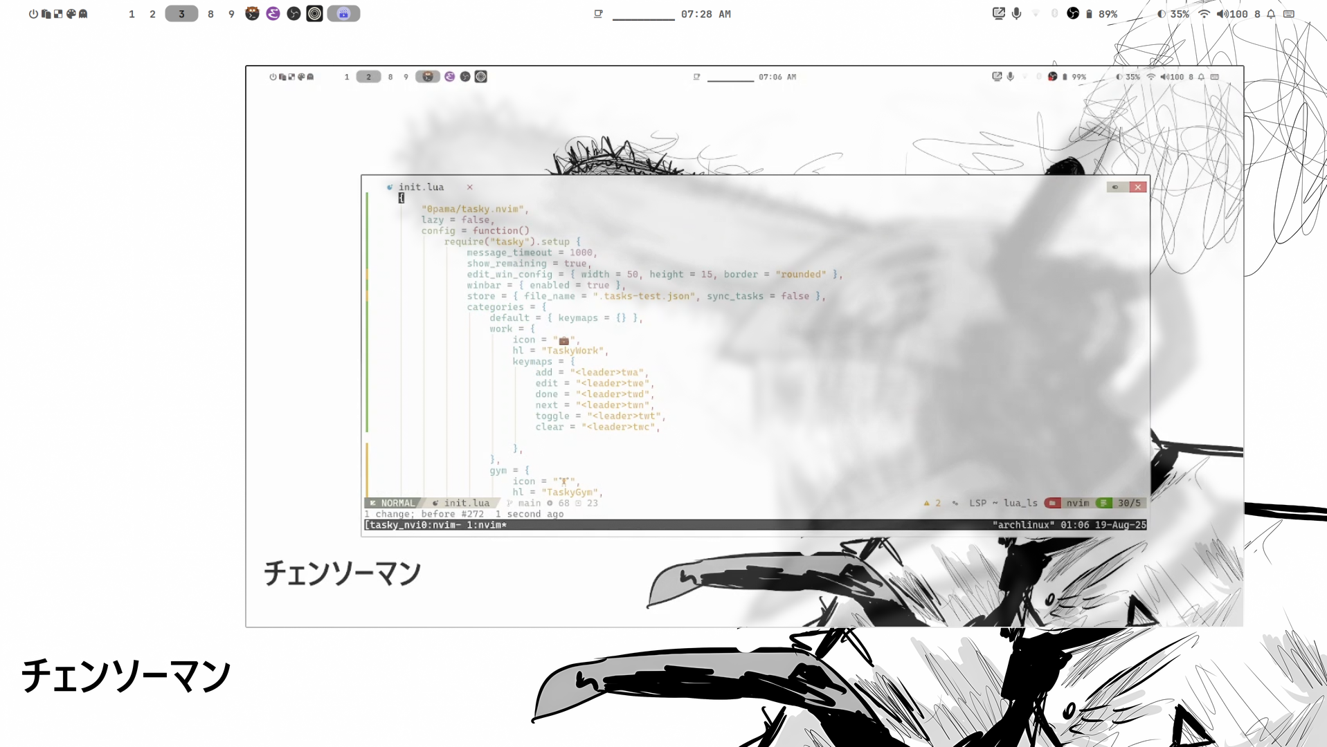I Built a Task Manager Inside Neovim Because Exiting Is Too Hard